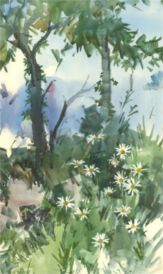 Michael Cadman RI ARCA (1920-2012) - Aquarell Mitte Des 20. Jahrhunderts, Gän...