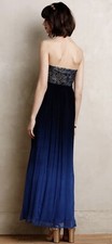 Anthropologie Maxi Dress Women?s Size 6P Blue Ocan Fade By Moulinette Sours NWOT