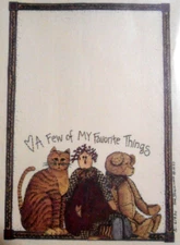 Saltbox - A FEW OF MY FAVORITE THINGS Folk Art Notepad 50 Sheets Deb Strain