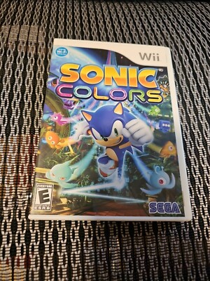 Sonic Colors (Nintendo Wii, 2010) CIB Complete Tested & Working Minty