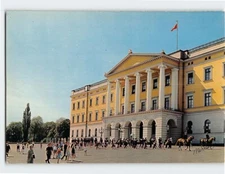 Postcard Changing Of Guard At The Royal Palace Oslo Norway