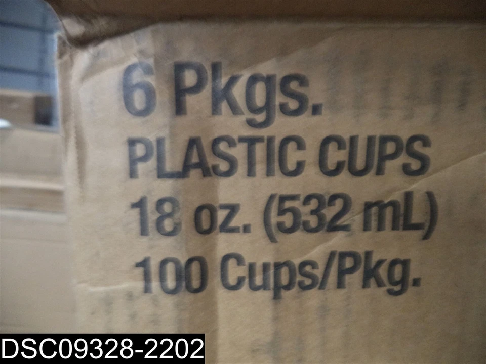 QTY=600 (6 Packs X 100) 041165 Silver 18oz. Squared Solo Cups 01130 SQ18100 - Image 3 of 4