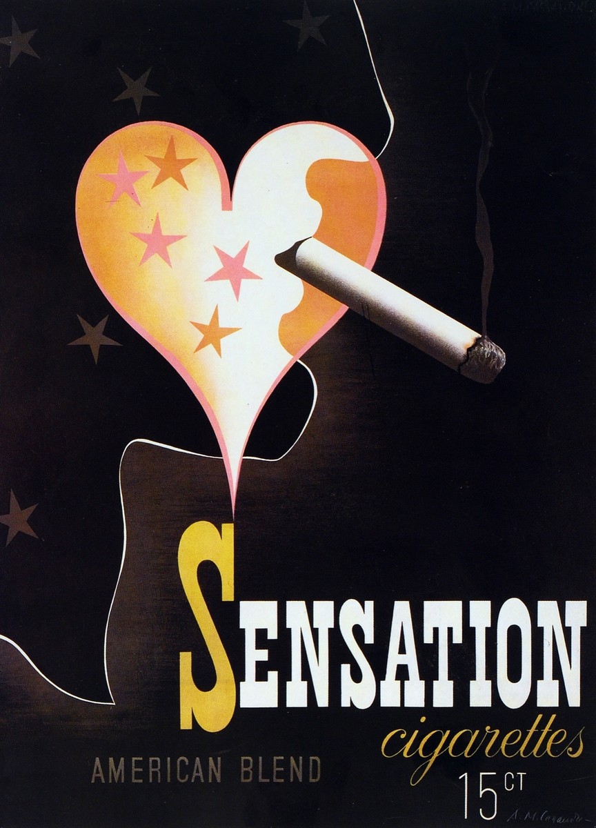 6272.American blend Sensation cigarettes Ad Poster.House Wall Art Decorative