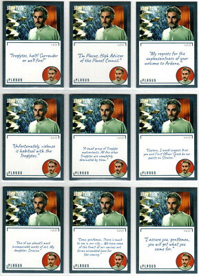 STAR TREK TOS ARCHIVES & INSCRIPTIONS #87 PLASUS QUOTE VARIATION SINGLE ...