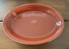 Fiestaware Large Oval Serving Platter Plate Paprika 13.5"
