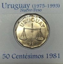 Moneda 50 Centésimos 1981 Uruguay