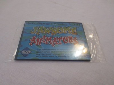 1995 Edge Street Sharks Jawsome Animators Lenticular 3D Cards Set of 5 SEALED