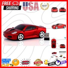 Sleep Sport Car Shaped Wireless Computer Mouse Ergonomic Gaming Optical Mouse...