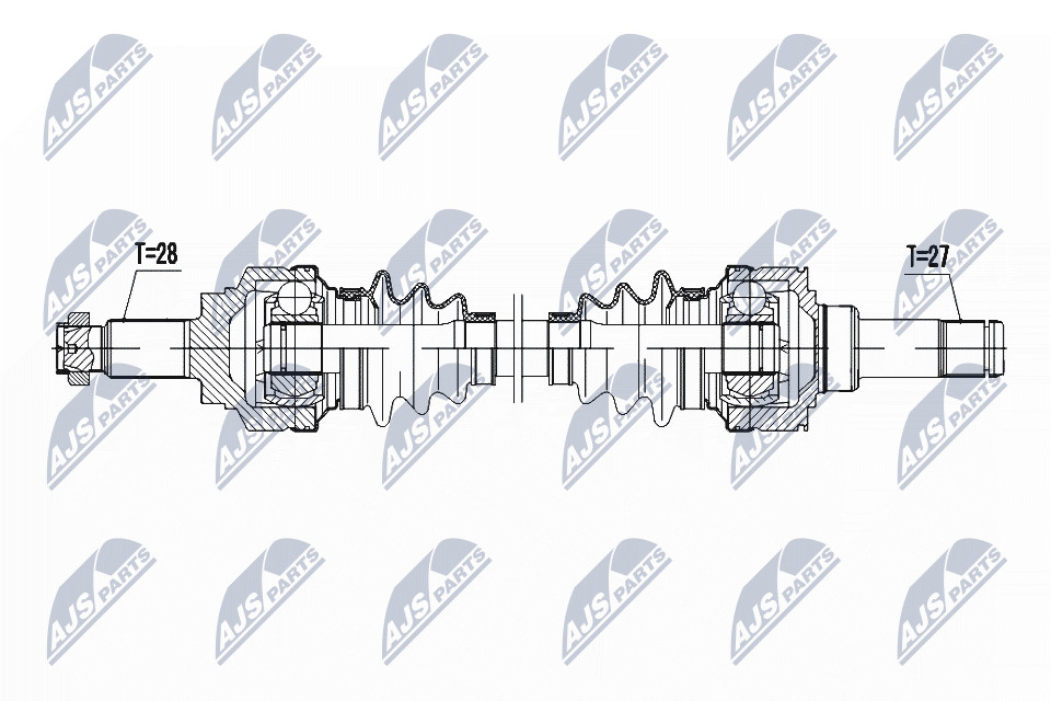 N.T.Y. NPW-BM-048.NTY Drive Shaft for BMW