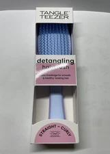 Tangle Teezer Detangling Hairbrush For Wet & Dry Hair Blue Straight & Curly