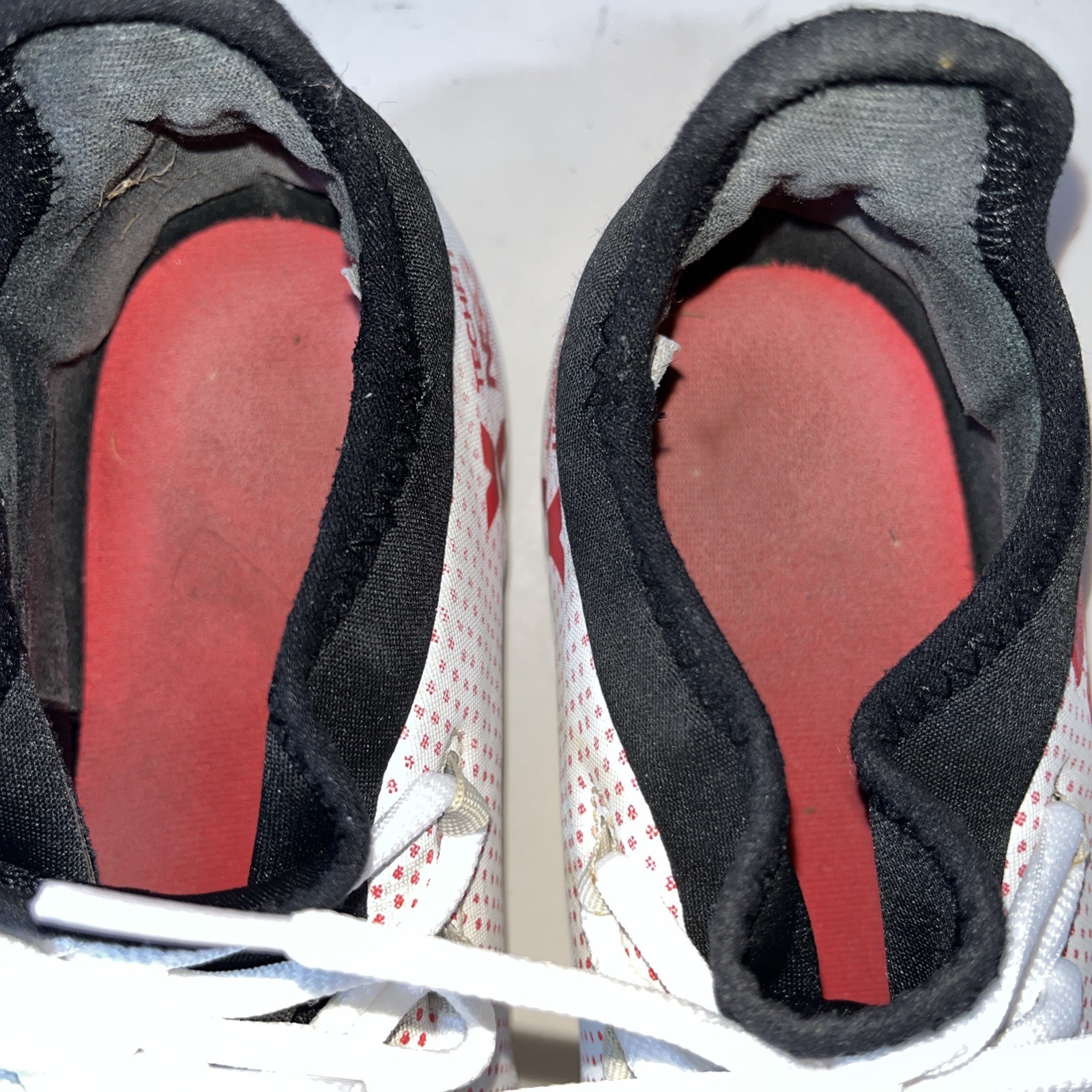 adidas X soccer cleats Size US 6. White With Red Dots Tech Fit. Non Stop Grip X thumbnail 3