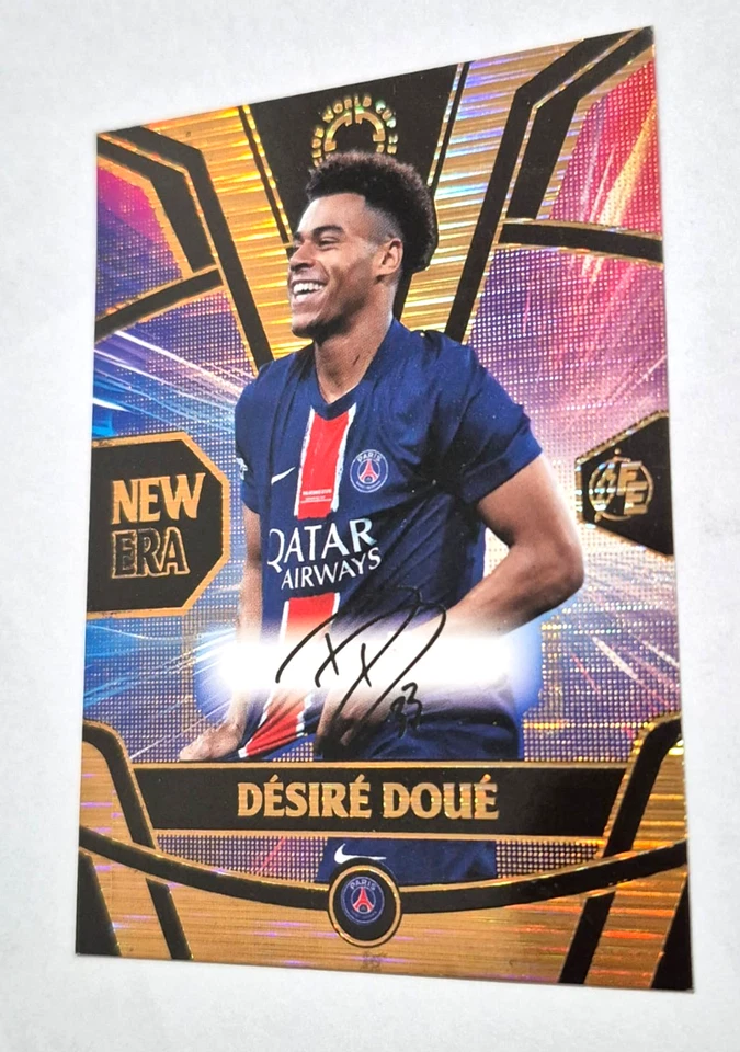 2025 FIFA CLUB WORLD CUP FE Card - DESIRE DOUE Printed Auto GOLD FOIL GOLDEN BOY - Image 3 of 4