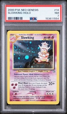 2000 POKEMON NEO GENESIS #14 SLOWKING-HOLO PSA 7 | eBay