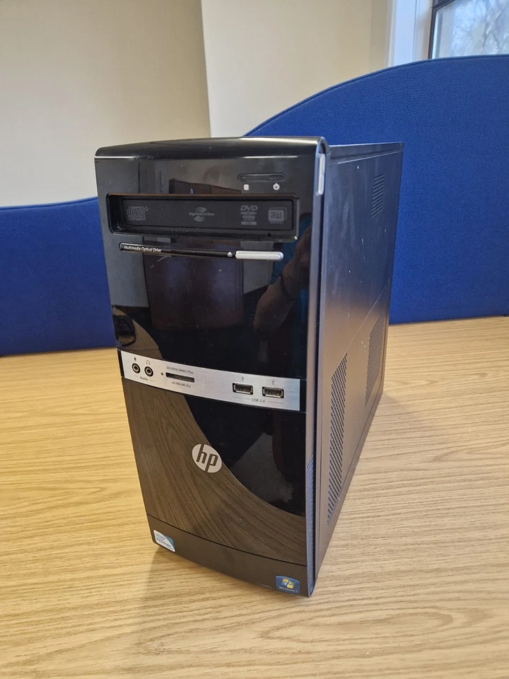 HP 500B MT Desktop Pc Intel Dual Core E5800-8GB RAM-500GB SSD-Win10-MONITOR-WIFI - Image 2 of 4