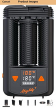 Mighty Vaporizer mit Display, regulierbarer Temperatur (180 &deg;C)