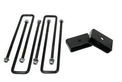 Freedom Off-Road 1'' Rear Lift Blocks w/ U-Bolts For 11+ Silverado 2500 3500HD