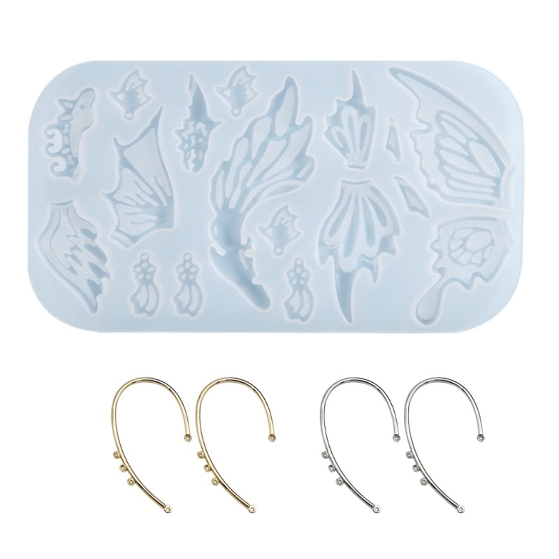 3D Butterfly Earring Mold for Jewelry Casting Silicone Charm