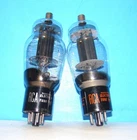 No 6BG6G RCA radio audio amplifier vintage vacuum 2 tubes valve tested ST shape