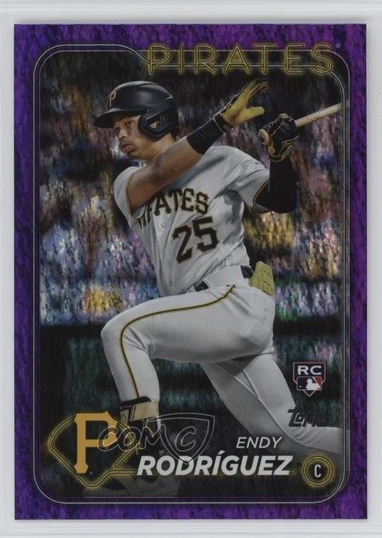 2024 Topps Series 1 Purple Holofoil /799 Endy Rodriguez Endy Rodríguez #3 08ht
