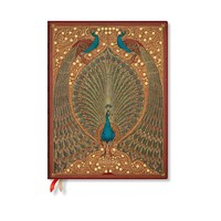 2027 Hafiz's Peacocks Ultra Vertical Hardcover 18-Month Weekly Planner,...