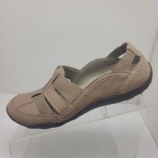 Clarks Collection Women Taupe Beige Slip On Loafer Size 8 W Wide