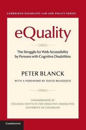 eQuality by Peter Blanck, David Braddock - 9781316638132