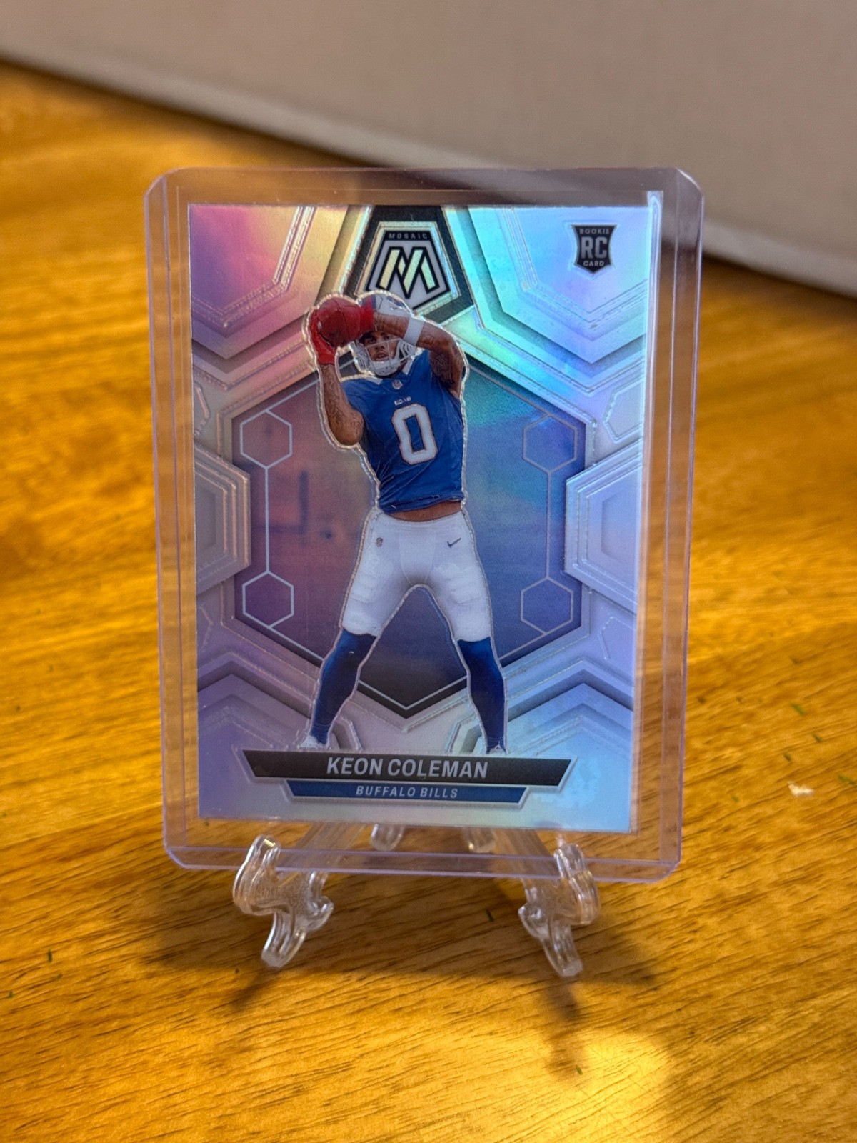 2024 Panini Mosaic - Rookies Keon Coleman #333 Silver Prizm (RC)