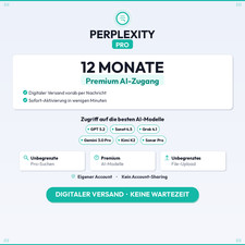 Perplexity Pro AI KI 12 Months 1 Year - Activate Immediately - Via eBay...