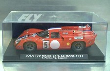 FLY SLOTWINGS LOLA T70 MK3B COUPE LE MANS 24H. 1971 E-2070 SLOTCAR 1:32 M/B/L.E.