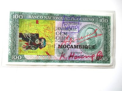 C) A. WARHOL/K. HARING/J. M.BASQUIAT: 100 SCUDI BANKNOTE 3x SIGNIERT, SKIZZIERT