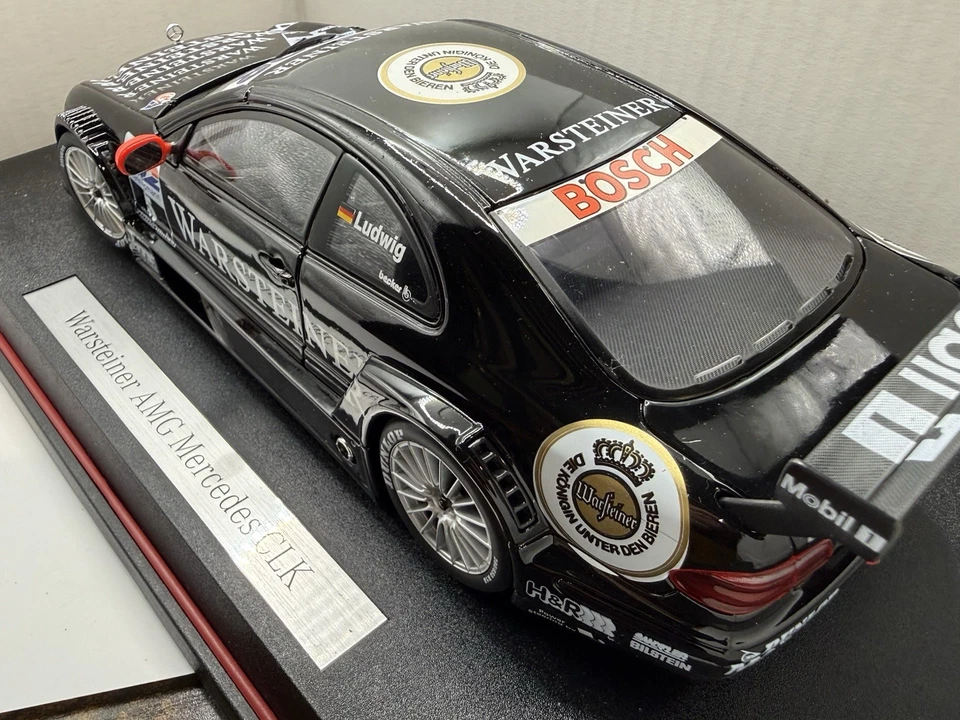 Maisto Mercedes Benz CLK WARSTEINER #5 Ludwig DTM 2000 caja de concesionario 1/18 866962109 Foto 4 de 4