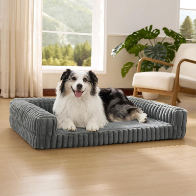 BEDSURE Orthopädisches Hundebett Grosse Hunde - 106X76X18Cm Wasserdichtes Hundes