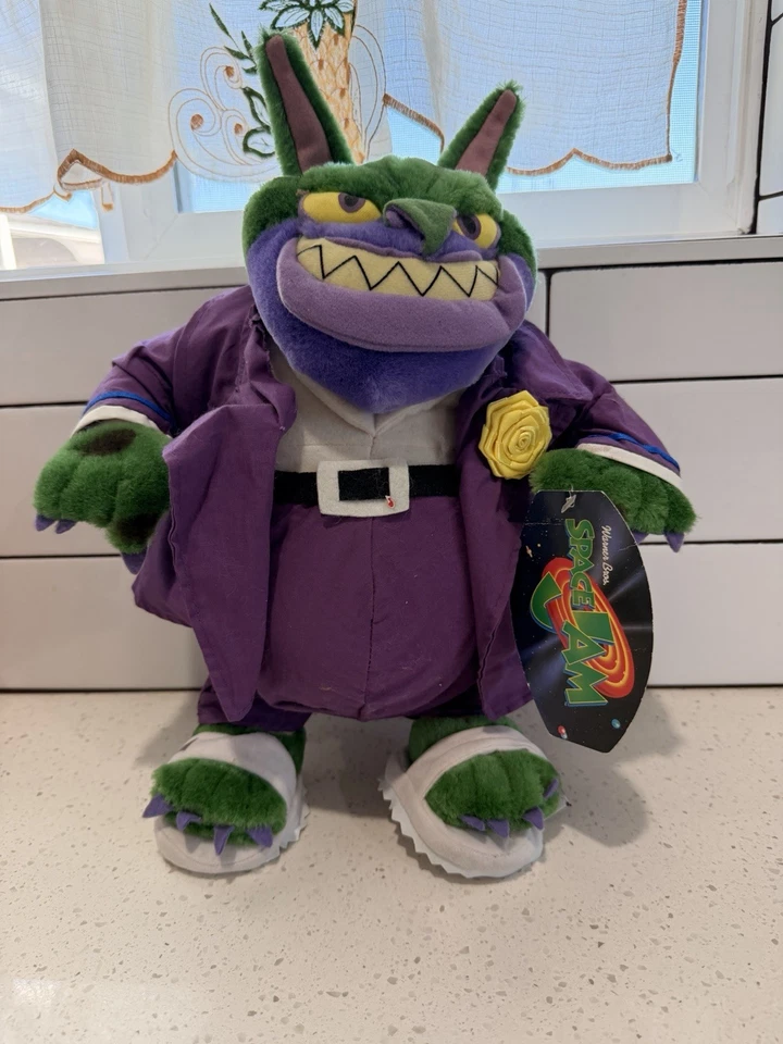 VTG 1996 Warner Bros. Space Jam Monstars Plush Set 3 Pack w/ Original Tags (NWT) - Image 2 of 4