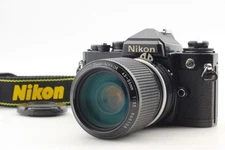 ([Near MINT +] Nikon FE Black 35mm SLR Film Camera Ai 43-86mm Zoom Lens  JAPAN
