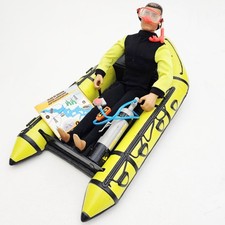 1993 Hasbro 12" figurine ACTION MAN MISSION RAFT bateau pneumatique Big Jim...