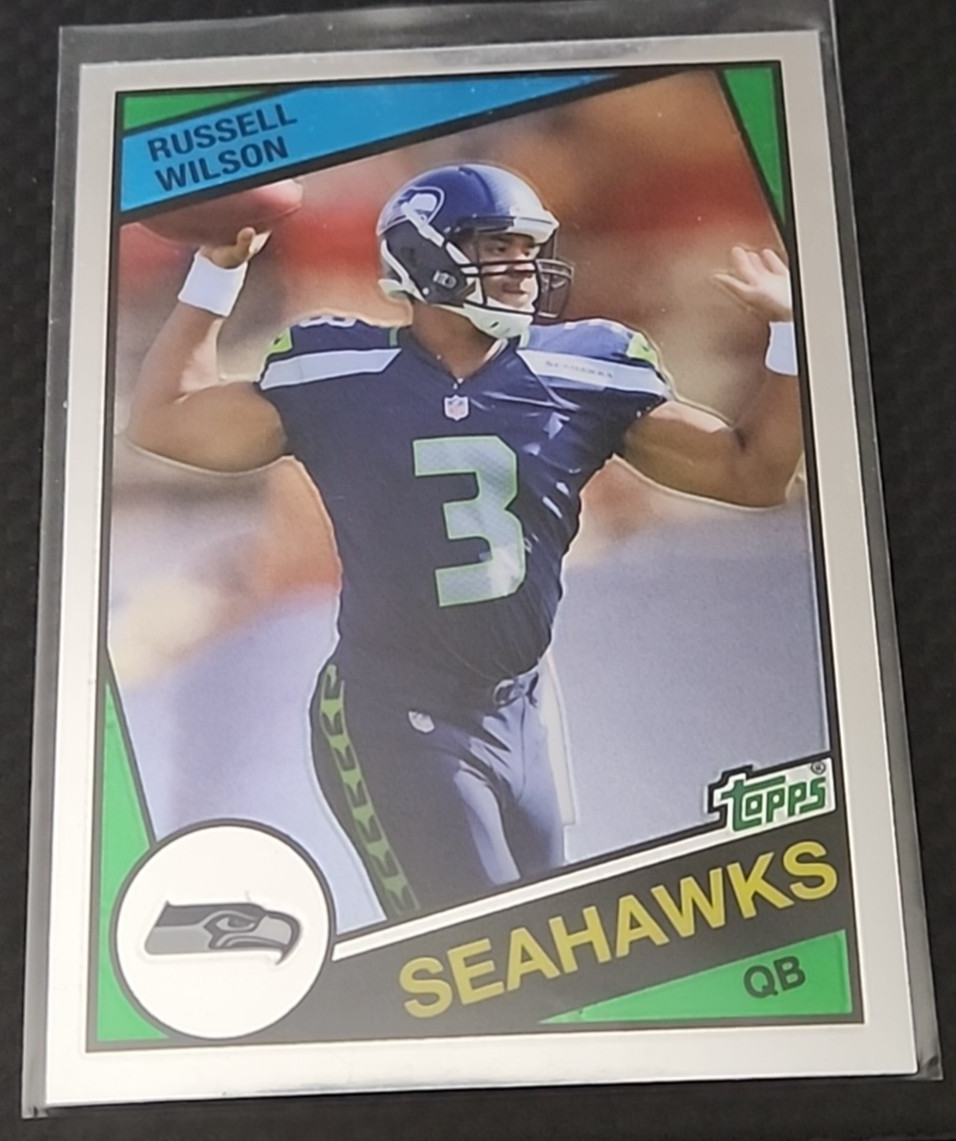 2012 Topps Chrome RUSSELL WILSON #14 Base 1984 Design Rookie-Seahawks
