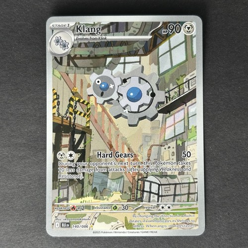 Pokémon Klang Scarlet & Violet Black Bolt Illustration Rare #140