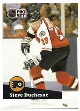 STEVE DUCHESNE 1991-92 PRO SET FRENCH CARD MINT CONDITION