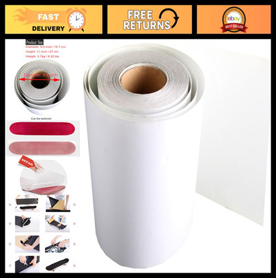 11'' x 60' Clear Grip Tape - Anti-Slip, Bubble-Free, Waterproof for Skateboards,
