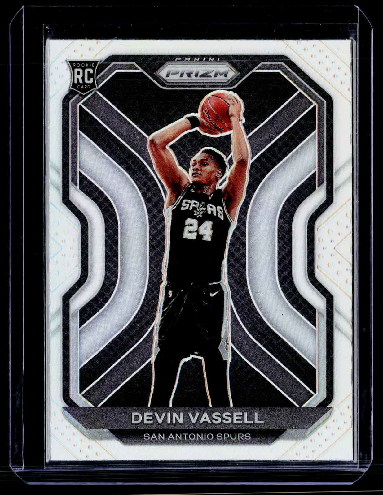 2020-21 Panini Prizm #252 Devin Vassell Silver Prizms RC BK153