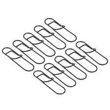 2" Metal Pen Clip Pen Holder Clip Pencil Clip Notebook Pen Holder, Black 10pcs