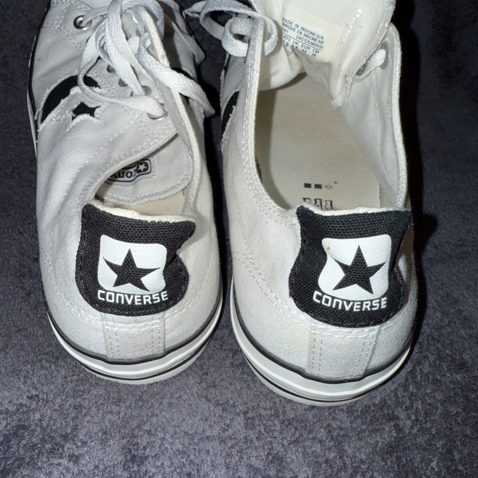 CONVERSE CHUCK TAYLOR ALL STAR LEATHER LOW, White, Sz 9.5 thumbnail 5