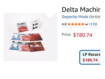 Depeche Mode Delta Machine The 12'' Singles Box