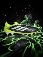 Mens Size 7 Adidas Copa Pure 3 Elite FG Black Volt Soccer Cleats JH6304