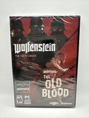 Wolfenstein : The Two Pack - PC NEW with Small Rips! FREE SHIPPING!