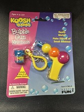 Vintage KOOSH Bubble Gun Keychain 1999 Basic Fun Sealed New Nostalgia
