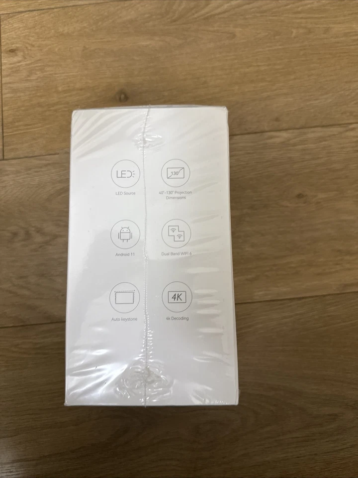 YK200 3D Ultra HD Projector, 4K Decoding, USB Connectivity, Table Mount, 180° - Image 2 of 4