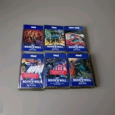 Time Life The Rock 'N' Roll Era Cassette Lot of 6 - 1954-1963 - 2 Factory Sealed