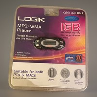 Vintage MP3 / WMA Player Logik 1GB 7 Colour Display Still New & Sealed