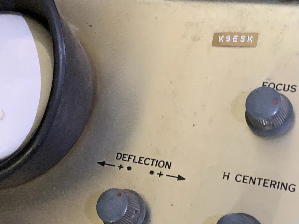 K9ESK - RCA WO-57 OSCILLOSCOPE not tested rare Antique - Image 4 of 4